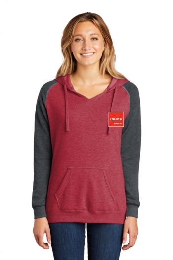District® Juniors Lightweight Fleece Raglan Hoodie