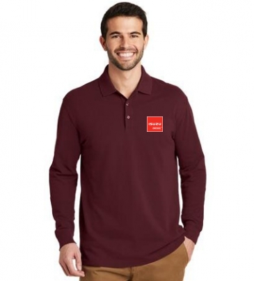 Port Authority® EZCotton™ Long Sleeve Polo