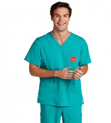 WonderWink® Men's Premiere Flex™ V-Neck Top