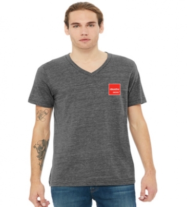 BELLA+CANVAS® Unisex Textured Jersey V-Neck Tee