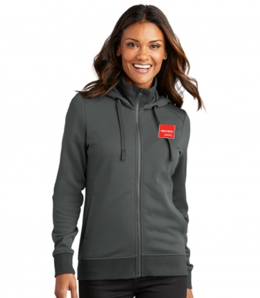 Port Authority® Ladies Smooth Fleece Hooded Jacket