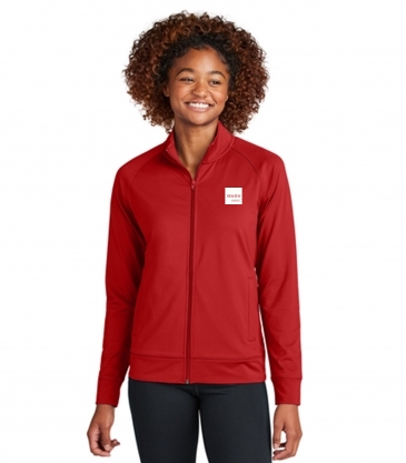 Sport-Tek® Ladies Sport-Wick® Stretch Full-Zip Cadet Jacket