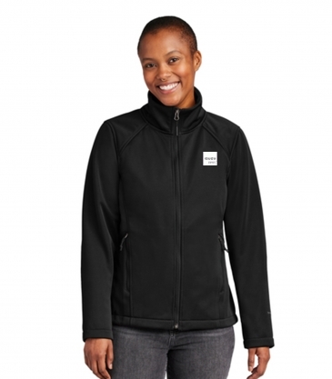 The North Face® Ladies Chest Logo Ridgewall Soft Shell Jacket