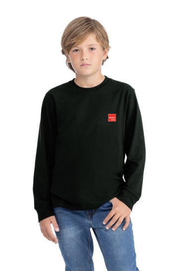 Next Level Apparel® Youth Cotton Long Sleeve Tee